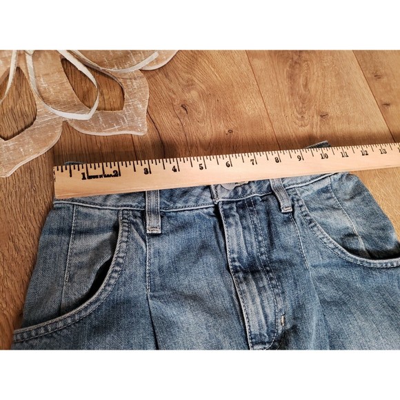 Guess Los Angeles Midi Skirt Light Wash Size 23 - Picture 7 of 7